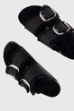 Birkenstock klapki skórzane czarny 1020138