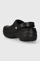 Šľapky Crocs Classic Platform Lined Clog čierna 207938.001