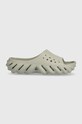 Šľapky Crocs Echo Slide plochý sivá 208170.1LM