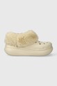 Шлепанцы Crocs Furever Crush синтетический бежевый 208446.2Y2