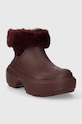 Зимние сапоги Crocs Stomp Lined Boot 208718.6WD бордо AW23