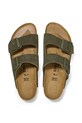 Birkenstock ciabatte slide in camoscio 1025720 verde