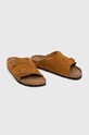 Παντόφλες σουέτ Birkenstock 1023891 πορτοκαλί AW23