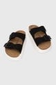 Natikači iz semiša Birkenstock črna