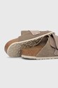 Semišové šľapky Birkenstock sivá 1015573