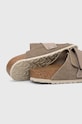 Birkenstock papuci din piele gri 1015573