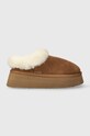 Steve Madden papuci din piele intoarsa Chaplin maro SM11002735.839