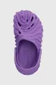 fialová Dětské pantofle Crocs x salehe bambury
