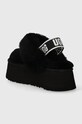 Obuv Semišové papuče UGG W Funkette 1113474.BLK čierna