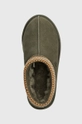 green UGG suede slippers W TASMAN