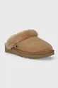 UGG suede slippers W CLASSIC SLIPPER II brown
