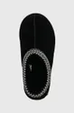 black UGG suede slippers W TASMAN