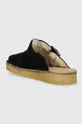 Clarks suede sliders Trek Mule Uppers: Suede Inside: Textile material, Wool Outsole: Synthetic material