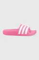 рожевий Дитячі шльопанці adidas ADILETTE AQUA K Для дівчаток