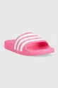 Дитячі шльопанці adidas ADILETTE AQUA K рожевий