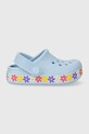 Дитячі шльопанці Crocs блакитний 209067.CROCS.OFF.COURT.