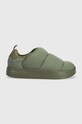adidas Originals kapcie dziecięce PUFFYLETTE J zielony ID9478