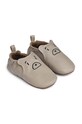 Παιδικές δερμάτινες παντόφλες Liewood LW18189 πράσινο AW23