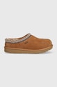 Детски велурени чехли UGG K TASMAN II бежов 1019066K