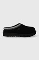 Детские замшевые тапочки UGG K TASMAN II чёрный 1019066K