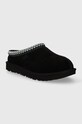Детские замшевые тапочки UGG K TASMAN II 1019066K чёрный AA00