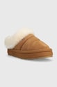 UGG kapcie zamszowe TAZZLITA 1143803K beżowy AW23