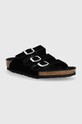Birkenstock klapki dziecięce Florida 1025164.26.35 czarny AW23