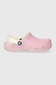Crocs klapki dziecięce Glow In The Dark różowy 209158.CROCS.GLOW.IN.TH