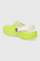 Chłopiec Crocs klapki dziecięce Glow In The Dark 209158.CROCS.GLOW.IN.TH zielony