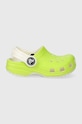 Dječje natikače Crocs GLOW IN THE DARK zelena 209161.CROCS.CLASSIC.GL