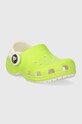 Dječje natikače Crocs GLOW IN THE DARK 209161.CROCS.CLASSIC.GL zelena AW23