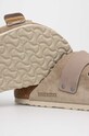 Obuwie Birkenstock klapki zamszowe Uji 1025690 beżowy