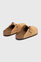 Obuwie Birkenstock klapki zamszowe Boston 1026181.Boston beżowy