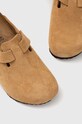 Birkenstock klapki zamszowe Boston beżowy 1026181.Boston