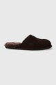 UGG kapcie zamszowe Scuff loungewear brązowy 1101111.DDC