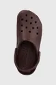 bordowy Crocs klapki Classic
