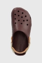 bordowy Crocs klapki Classic All Terain Clog