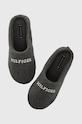 Tommy Hilfiger kapcie HILFIGER WARM FELT HOMESLIPPER loungewear szary FM0FM04768