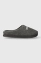 Tommy Hilfiger kapcie HILFIGER WARM FELT HOMESLIPPER FM0FM04768 szary AW23