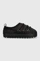 Calvin Klein Jeans kapcie HOME SLIPPER LACING czarny YM0YM00841
