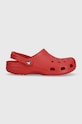 Παντόφλες Crocs Classic Classic φλατ κόκκινο 10001