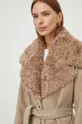 Bruuns Bazaar cappotto con aggiunta di lana Donna