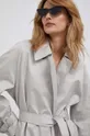 szary Calvin Klein płaszcz