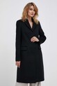 Шерстяное пальто Calvin Klein K20K205670 чёрный AW23