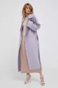 Μάλλινο παλτό διπλής όψης Calvin Klein  100% Μαλλί