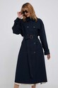 Tommy Hilfiger trencz bawełniany WW0WW38947 granatowy AW23