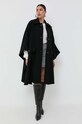 Pinko poncho wełniane 101617.Y7DY czarny AW23