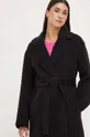μαύρο Μάλλινο παλτό Pinko