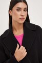Μάλλινο παλτό Pinko 101686.Y27P μαύρο