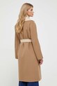 Μάλλινο παλτό διπλής όψης Weekend Max Mara καφέ 2350160239600